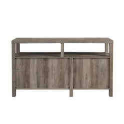 2 Door Farmhouse Highboy TV Stand For TVs Up To 65" Gray Wash - Saracina Home -Saracina Home Shop GUEST 5348cbfb 80b9 4f4c ba60 25a676fb7ae3