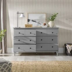 Stiva Classic Mid-Century Modern Horizontal 6 Drawer Dresser - Saracina Home 24 Stiva Classic Mid-Century Modern Horizontal 6 Drawer Dresser - Saracina Home -Saracina Home Shop GUEST 53801b5f b1d4 4b04 8c85 a7971d352e4e