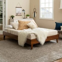 Alice Mid-Century Solid Wood Platform Bed - Saracina Home -Saracina Home Shop GUEST 53d3aa8f 9ebf 457f 9c71 992c563b37f4