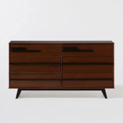 Modern 6 Drawer Double Dresser With Long Handles - Saracina Home -Saracina Home Shop GUEST 54fc63d0 b3c2 4d3c 80a9 de6f1ed855c9