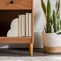 Stiva Classic Mid-Century Modern 1 Drawer Nightstand - Saracina Home -Saracina Home Shop GUEST 55028af7 d3ad 41db 99c2 9b006443ee0f