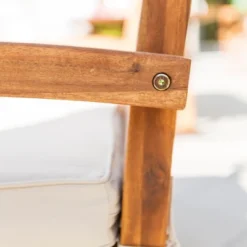 Acacia Wood X-Back Love Seat With Cushions Brown - Saracina Home 9 Acacia Wood X-Back Love Seat With Cushions Brown - Saracina Home -Saracina Home Shop GUEST 55ed72cc a28a 447d 9d4f 8282777f0da0