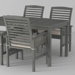 Ravenscroft 5pc Acacia Wood Patio Dining Set - Saracina Home -Saracina Home Shop GUEST 562b601f 52b4 46cd 927d 6cc0ab063c4e