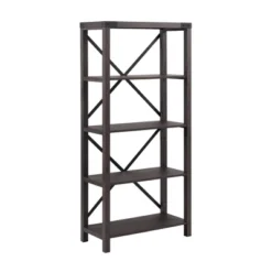 64" Sophie Industrial X Frame Bookshelf - Saracina Home 33 64" Sophie Industrial X Frame Bookshelf - Saracina Home -Saracina Home Shop GUEST 5641daaf a669 40f1 9ff9 c02507696c8d