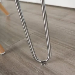 Gibby Modern Glam Hairpin Leg Writing Desk Faux White Marble - Saracina Home -Saracina Home Shop GUEST 5665f967 4df6 422c ad19 790565bafea6