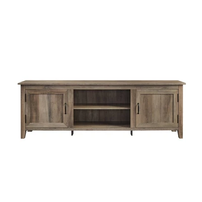 Modern Transitional Wood TV Stand For TVs Up To 80" - Saracina Home 2 Modern Transitional Wood TV Stand For TVs Up To 80" - Saracina Home - Image 2