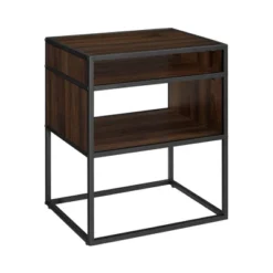 Modern Wood And Metal Side Table With Open Storage - Saracina Home 12 Modern Wood And Metal Side Table With Open Storage - Saracina Home -Saracina Home Shop GUEST 59b6bfa8 aa62 4459 a7e5 2a7a7d215dbf