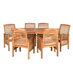 Ravenscroft 7pc Acacia Wood Patio Dining Set - Saracina Home 19 Ravenscroft 7pc Acacia Wood Patio Dining Set - Saracina Home -Saracina Home Shop GUEST 5b0f18dd e67c 4799 a791 1bb13d037a18