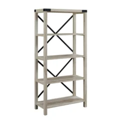 64" Sophie Industrial X Frame Bookshelf - Saracina Home 30 64" Sophie Industrial X Frame Bookshelf - Saracina Home -Saracina Home Shop GUEST 5bc74c7d 1f9b 4172 9e11 1b6497726bcc