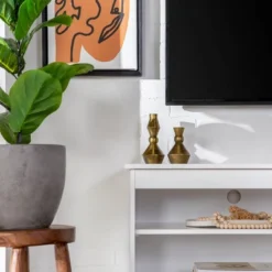 Modern Contemporary Simple Wood Storage Console TV Stand For TVs Up To 65" - Saracina Home 20 Modern Contemporary Simple Wood Storage Console TV Stand For TVs Up To 65" - Saracina Home -Saracina Home Shop GUEST 5d33ce91 88d1 4797 bd70 3bbe4e080c85