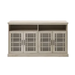 Transitional 4 Door Windowpane TV Stand For TVs Up To 65" - Saracina Home 23 Transitional 4 Door Windowpane TV Stand For TVs Up To 65" - Saracina Home -Saracina Home Shop GUEST 5d64fa4a 7170 414b abad cc72d8ce7fd1