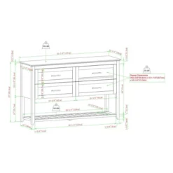 Transitional 4 Drawer Buffet - Saracina Home -Saracina Home Shop GUEST 5ee0d477 5aaf 4e25 a822 e4dc8232835b