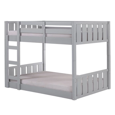 Twin Over Twin Wood Detachable Slat Bunk Bed - Saracina Home 4 Twin Over Twin Wood Detachable Slat Bunk Bed - Saracina Home - Image 4
