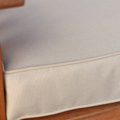 7pc Acacia Wood Patio Dining Set With Cushions - Saracina Home 2 7pc Acacia Wood Patio Dining Set With Cushions - Saracina Home - Image 2