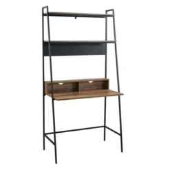 36" Writing Desk With Open Storage Ladder Bookshelf - Saracina Home 22 36" Writing Desk With Open Storage Ladder Bookshelf - Saracina Home -Saracina Home Shop GUEST 62238f92 a3f2 4932 b53f 1b8c4ab359c8