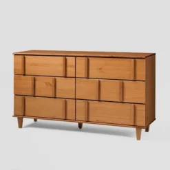 Modern Vertical Accent Solid Wood 6 Drawer Double Dresser - Saracina Home -Saracina Home Shop GUEST 627de9ed 157d 4dcb 97dd fb5a714d8c38