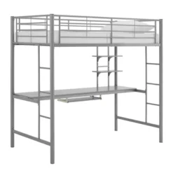Full Analise Metal Loft Bed With Wood Desk - Saracina Home -Saracina Home Shop GUEST 65db471a 0750 4114 b31f cdc27a8b6172