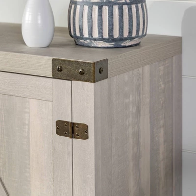 Clarabelle Farmhouse Barn Door TV Stand For TVs Up To 60" - Saracina Home 4 Clarabelle Farmhouse Barn Door TV Stand For TVs Up To 60" - Saracina Home - Image 4