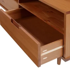 Cara 3 Drawer Mid-Century Modern 3 Drawer TV Stand For TVs Up To 80" - Saracina Home 16 Cara 3 Drawer Mid-Century Modern 3 Drawer TV Stand For TVs Up To 80" - Saracina Home -Saracina Home Shop GUEST 662f7e9b be57 410f af45 916eec0005e7