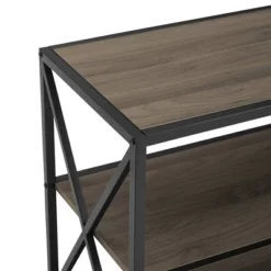 Modern Industrial X Frame Metal And Wood Media Bookshelf - Saracina Home 9 Modern Industrial X Frame Metal And Wood Media Bookshelf - Saracina Home -Saracina Home Shop GUEST 679c835e 1c70 43ee 9683 1e0a83265bd8