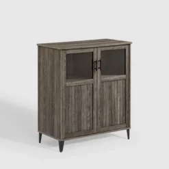 Transitional Glass And Grooved Door Accent Cabinet - Saracina Home -Saracina Home Shop GUEST 68d5d0ac 8249 46ee 82c3 2bd5de1f5c60