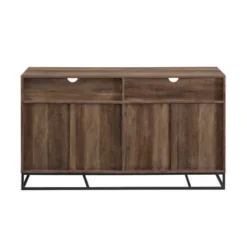 58" 4 Door Contemporary Storage Console Sideboard - Saracina Home -Saracina Home Shop GUEST 69b94c38 9b20 4626 8fee 903639929fc2