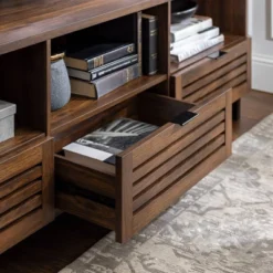 Visconti Boho Slat Door Storage Console TV Stand For TVs Up To 80" - Saracina Home 16 Visconti Boho Slat Door Storage Console TV Stand For TVs Up To 80" - Saracina Home -Saracina Home Shop GUEST 69fe6f96 3b4b 497c 954b de6fbc23a007