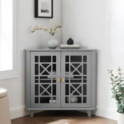 2 Door Corner Accent Cabinet With Fretwork Doors - Saracina Home 23 2 Door Corner Accent Cabinet With Fretwork Doors - Saracina Home -Saracina Home Shop GUEST 6aa69f84 0413 43ec 85f0 32657f3b8c98