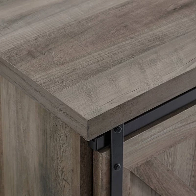 Orson Transitional Sliding X Barn Door Sideboard With 3 Drawers - Saracina Home 5 Orson Transitional Sliding X Barn Door Sideboard With 3 Drawers - Saracina Home - Image 5