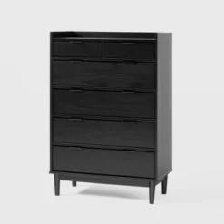 Mid-Century Modern Solid Wood 6 Drawer Vertical Dresser - Saracina Home 28 Mid-Century Modern Solid Wood 6 Drawer Vertical Dresser - Saracina Home -Saracina Home Shop GUEST 6d2c0779 4091 45d2 b54a 87bae790d2cd