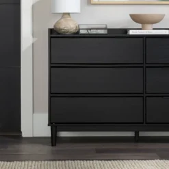 Mid-Century Modern Solid Wood 6 Drawer Double Dresser - Saracina Home -Saracina Home Shop GUEST 6e54a525 852f 4e93 8d57 0eae630fa901