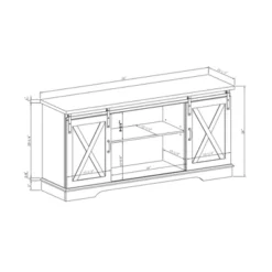 Modern Transitional Sliding Barndoor TV Stand For TVs Up To 65"- Saracina Home 33 Modern Transitional Sliding Barndoor TV Stand For TVs Up To 65"- Saracina Home -Saracina Home Shop GUEST 718dd989 f52a 47b4 994a 51f6706185e4