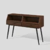 Modern 2 Drawer Angled Console Table - Saracina Home