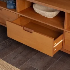 Cara 3 Drawer Mid-Century Modern 3 Drawer TV Stand For TVs Up To 80" - Saracina Home 18 Cara 3 Drawer Mid-Century Modern 3 Drawer TV Stand For TVs Up To 80" - Saracina Home -Saracina Home Shop GUEST 8201f05f 5099 4fe4 a629 d34231b717fb