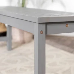 Ravenscroft Modern Boho Acacia Wood Slat Top Outdoor Dining Bench - Gray Wash - Saracina Home 14 Ravenscroft Modern Boho Acacia Wood Slat Top Outdoor Dining Bench - Gray Wash - Saracina Home -Saracina Home Shop GUEST 83e31abd 7d66 4c84 9cc7 8bdac5e55deb