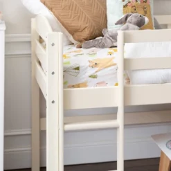 Twin Solid Pine Wood Low Loft Bed White - Saracina Home 14 Twin Solid Pine Wood Low Loft Bed White - Saracina Home -Saracina Home Shop GUEST 849959d7 b4cf 4355 8b4a 4e8635c4ddd6