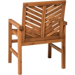 2pk Slatted Chevron Acacia Wood Patio Chairs - Saracina Home -Saracina Home Shop GUEST 84eebdf0 bcdb 45bc b3f0 3d1cc378ebd6