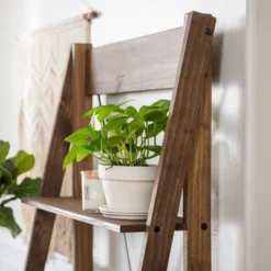 68.25" Boho 4 Tier Solid Wood Ladder Bookshelf Plant Stand - Saracina Home 17 68.25" Boho 4 Tier Solid Wood Ladder Bookshelf Plant Stand - Saracina Home -Saracina Home Shop GUEST 8600b9d3 a5f7 4298 936c 6218adac7344