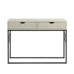 Faux Shagreen Modern 2 Drawer Entry Table - Saracina Home 10 Faux Shagreen Modern 2 Drawer Entry Table - Saracina Home -Saracina Home Shop GUEST 87627168 e37e 4199 b1cd 3317f9bd9460