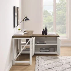 Farmhouse Rustic L Shaped Desk With Storage - Saracina Home 32 Farmhouse Rustic L Shaped Desk With Storage - Saracina Home -Saracina Home Shop GUEST 8af120a3 28f2 4d02 93e8 bf358c29e2e9