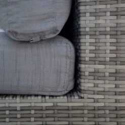 4pc Metal Multi-Shade Rattan Sectional - Gray - Saracina Home -Saracina Home Shop GUEST 8d9592b0 b640 4022 877c 1692c1c327e6