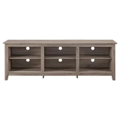 Transitional 6 Cubby Wood Open Storage Wood TV Stand For TVs Up To 80"- Saracina Home 23 Transitional 6 Cubby Wood Open Storage Wood TV Stand For TVs Up To 80"- Saracina Home -Saracina Home Shop GUEST 8dce3bb7 2788 4970 a5b6 b99a90dd62ca