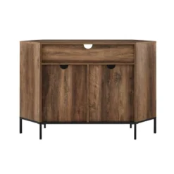 Atticus Modern Farmhouse 2 Door Corner TV Stand For TVs Up To 55" Rustic Oak - Saracina Home 14 Atticus Modern Farmhouse 2 Door Corner TV Stand For TVs Up To 55" Rustic Oak - Saracina Home -Saracina Home Shop GUEST 900f6adf 45c0 46b7 af93 6ba1b19d3f99
