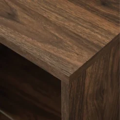 Contemporary Corner TV Stand For TVs Up To 55" Dark Walnut - Saracina Home 17 Contemporary Corner TV Stand For TVs Up To 55" Dark Walnut - Saracina Home -Saracina Home Shop GUEST 90ef5640 16ec 43a6 9215 a7b971fb8a0a