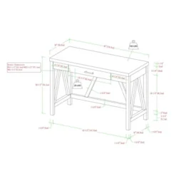 Taylen A Frame Transitional 1 Drawer Writing Desk - Saracina Home 15 Taylen A Frame Transitional 1 Drawer Writing Desk - Saracina Home -Saracina Home Shop GUEST 942b1814 effd 4e03 9145 5df469a81520