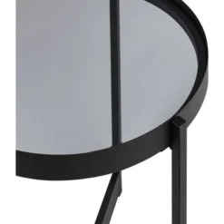 Modern Minimalist Tray Top Round Glass Side Table Black - Saracina Home 14 Modern Minimalist Tray Top Round Glass Side Table Black - Saracina Home -Saracina Home Shop GUEST 960151b5 065b 41db b085 7e1b0b9be6a6