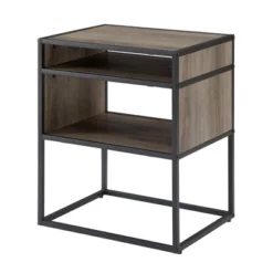Modern Wood And Metal Side Table With Open Storage - Saracina Home 13 Modern Wood And Metal Side Table With Open Storage - Saracina Home -Saracina Home Shop GUEST 965c7ea1 69f8 4053 a677 91e205fd7ba4