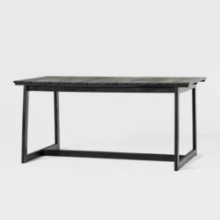 Saracina Home 66" Modern Acacia Slatted Rectangle Outdoor Dining Table -Saracina Home Shop GUEST 97654bf5 849e 47c3 ad3a 273a106d52b4