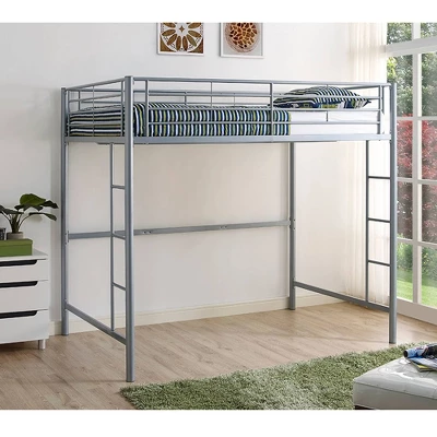 Full Size Metal Platform Loft Bed - Saracina Home 6 Full Size Metal Platform Loft Bed - Saracina Home - Image 6
