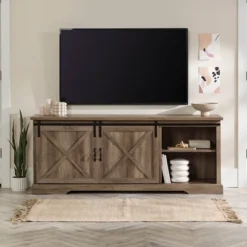 Clarabelle Double Sliding X Barn Door TV Stand For TVs Up To 80" - Saracina Home 34 Clarabelle Double Sliding X Barn Door TV Stand For TVs Up To 80" - Saracina Home -Saracina Home Shop GUEST 982c1ca0 45a9 4164 801c 80166fc89225